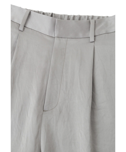 プルミエアロンディスモン　新品タグ付きサテン裾ドロストパンツ　36 1er Arrondissement（プルミエアロンディスモン）の「サテン裾ドロスト