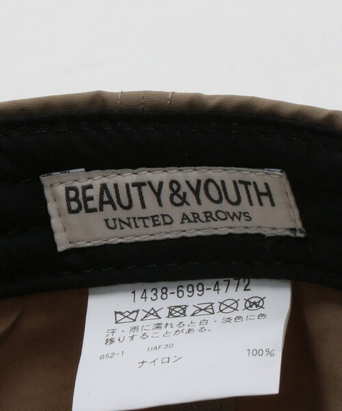 BEAUTY&YOUTH UNITED ARROWS（ビューティーアンドユースユナイテッドアローズ）の「ReNYLON ワッシャー キャップ（キャップ・メンズ・ブラック/ベージュ/ダークグレー/オリーブ・FREE）」の6枚目の写真