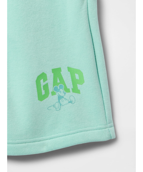 GAP(ギャップ)の「Gap × ディズニー ミッキーマウス GAPロゴ ショートパンツ(その他パンツ・キッズ・グリーン系その他/ベージュ/グリーン/ブルー・160cm/150cm/140cm/130cm/120cm/110cm)」の6枚目の写真
