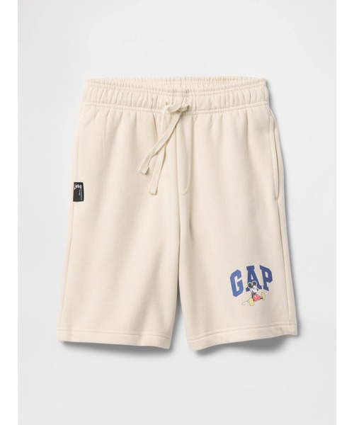 GAP(ギャップ)の「Gap × ディズニー ミッキーマウス GAPロゴ ショートパンツ(その他パンツ・キッズ・グリーン系その他/ベージュ/グリーン/ブルー・160cm/150cm/140cm/130cm/120cm/110cm)」の1枚目の写真
