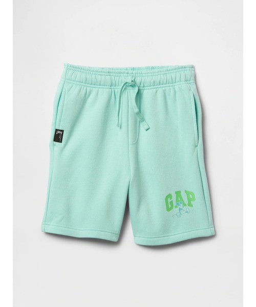 GAP(ギャップ)の「Gap × ディズニー ミッキーマウス GAPロゴ ショートパンツ(その他パンツ・キッズ・グリーン系その他/ベージュ/グリーン/ブルー・160cm/150cm/140cm/130cm/120cm/110cm)」の2枚目の写真