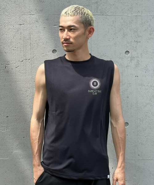 ROARK REVIVAL(ロアークリバイバル)の「【ROARK】"SONS OF THE SUN" Dri-Release CUT OFF TEE(Tシャツ/カットソー・メンズ・ブラック・MEDIUM/LARGE/X-LARGE)」の1枚目の写真