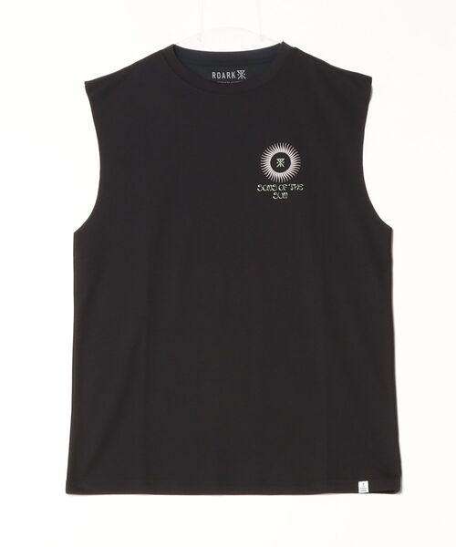 ROARK REVIVAL(ロアークリバイバル)の「【ROARK】"SONS OF THE SUN" Dri-Release CUT OFF TEE(Tシャツ/カットソー・メンズ・ブラック・MEDIUM/LARGE/X-LARGE)」の4枚目の写真