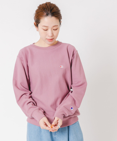 Champion Reverse Weave スウェット ピンク チャンピオン Champion REVERSEWEAVE CREWNECK（スウェット）｜Champion