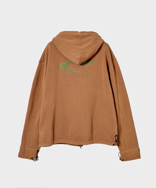 CPG（シーピージー）の「24SS-CPG-06 CPG FULL ZIP HOODIE（パーカー・メンズ・ブラウン/グレー・MEDIUM/LARGE/X-LARGE）」の9枚目の写真
