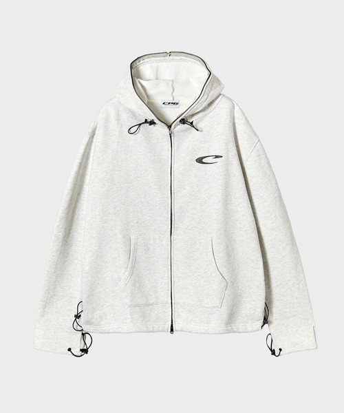CPG（シーピージー）の「24SS-CPG-06 CPG FULL ZIP HOODIE（パーカー・メンズ・ブラウン/グレー・MEDIUM/LARGE/X-LARGE）」の2枚目の写真