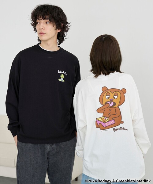 本日までの販売★Mサイズ★新品★未使用！貴重！パラッパラッパー ★ロングTシャツ セール】PaRappa the Rapper（パラッパラッパー）×coen ロング
