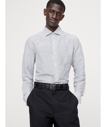 Banana Republic（バナナリパブリック）の「スリム リネンコットン カッタウェイカラー ドレスシャツ（シャツ/ブラウス・メンズ）」