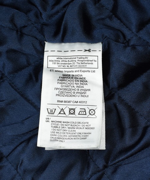 adidas Originals（アディダスオリジナルス）の「【ヴィンテージ古着】Adidas Originals 中綿入り アワードジャケット（スタジャン・メンズ・ネイビー・LARGE）」の3枚目の写真