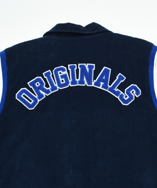 adidas Originals（アディダスオリジナルス）の「【ヴィンテージ古着】Adidas Originals 中綿入り アワードジャケット（スタジャン・メンズ・ネイビー・LARGE）」の8枚目の写真