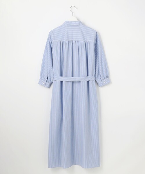 J.PRESS(ジェイプレス)の「【洗える・接触冷感・UVケア】エステネージュ シャツ ワンピース(シャツワンピース・レディース・ネイビー系1/ブラック系/ブルー系1・T13/T15)」の14枚目の写真