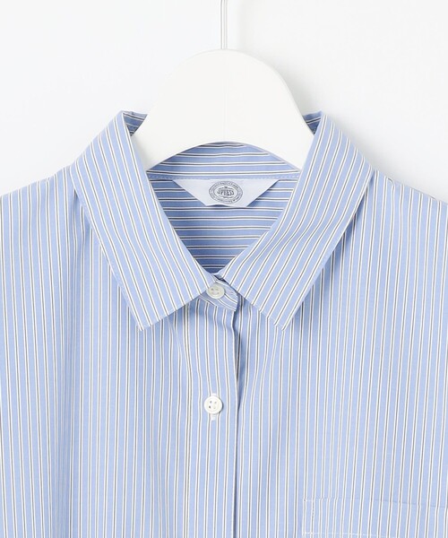 J.PRESS(ジェイプレス)の「【洗える・接触冷感・UVケア】エステネージュ シャツ ワンピース(シャツワンピース・レディース・ネイビー系1/ブラック系/ブルー系1・T13/T15)」の15枚目の写真