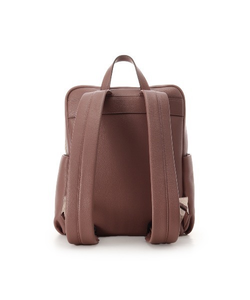 & chouette(アンドシュエット)の「シンプルスクエアリュック(PC対応)(バックパック/リュック・レディース・オールドローズ系/オフホワイト/ブラック・FREE)」の20枚目の写真