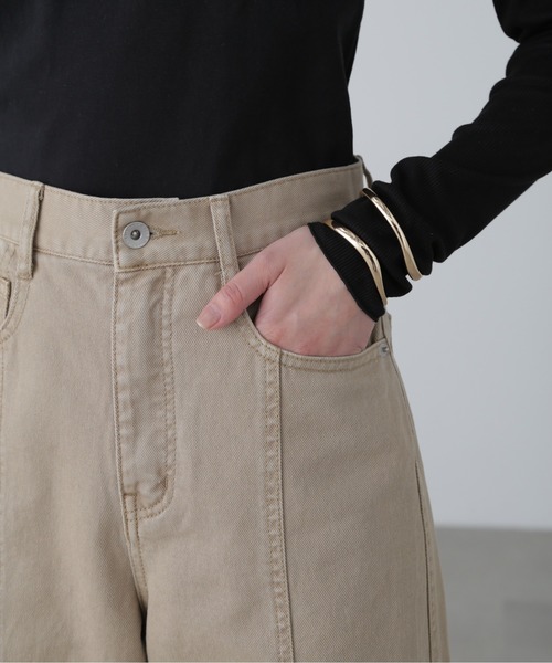 FREE'S MART（フリーズマート）の「◆ワイドストレートカラーパンツ（その他パンツ・レディース・ブルー系その他3/ベージュ/ピンク・SMALL/MEDIUM）」の19枚目の写真