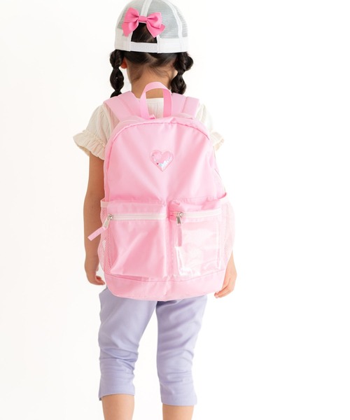 SKAPE（エスケープ）の「ﾋﾞｰｽﾞﾓﾁｰﾌﾘｭｯｸ（バックパック/リュック・キッズ・ピンク/パープル・M size/S size）」の8枚目の写真