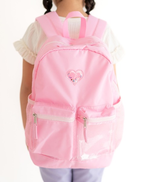 SKAPE（エスケープ）の「ﾋﾞｰｽﾞﾓﾁｰﾌﾘｭｯｸ（バックパック/リュック・キッズ・ピンク/パープル・M size/S size）」の9枚目の写真