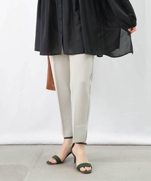 LC/LLL ストレッチスリットパンツ/ドロストストレッチパンツ