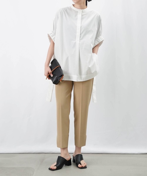 LUCA/LADY LUCK LUCA(ルカ/レディラックルカ)の「LC/LLL ストレッチスリットパンツ/ドロストストレッチパンツ(その他パンツ・レディース・ベージュ/ブラック/グレイッシュベージュ・36/38)」の18枚目の写真