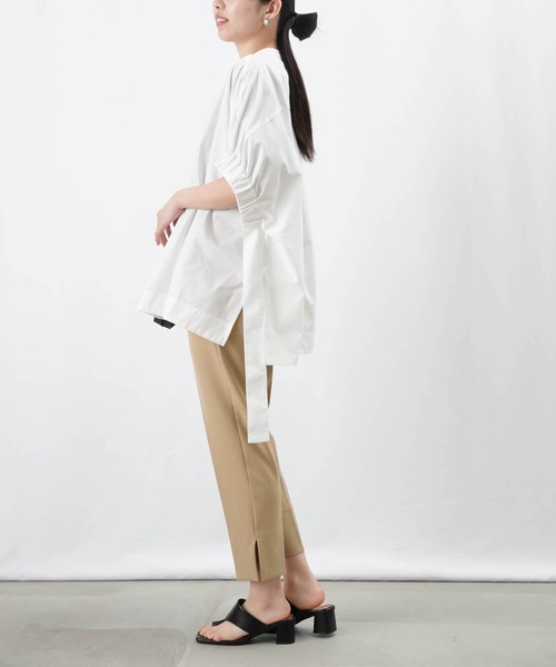 LUCA/LADY LUCK LUCA(ルカ/レディラックルカ)の「LC/LLL ストレッチスリットパンツ/ドロストストレッチパンツ(その他パンツ・レディース・ベージュ/ブラック/グレイッシュベージュ・36/38)」の20枚目の写真