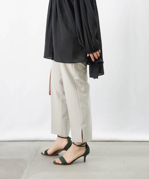 LUCA/LADY LUCK LUCA(ルカ/レディラックルカ)の「LC/LLL ストレッチスリットパンツ/ドロストストレッチパンツ(その他パンツ・レディース・ベージュ/ブラック/グレイッシュベージュ・36/38)」の13枚目の写真