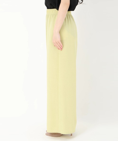 STRAWBERRY-FIELDS（ストロベリーフィールズ）の「ウエストギャザーパンツ（その他パンツ・レディース・黄緑系/ネイビー/ブラック/ライトグレー/ブラウン/ライトグリーン・1/2）」の8枚目の写真