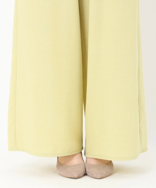 STRAWBERRY-FIELDS（ストロベリーフィールズ）の「ウエストギャザーパンツ（その他パンツ・レディース・黄緑系/ネイビー/ブラック/ライトグレー/ブラウン/ライトグリーン・1/2）」の12枚目の写真