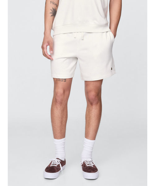 GAP（ギャップ）の「リラックス フレンチテリー ショートパンツ ブランベア刺繍（その他パンツ・メンズ・グリーン/オフホワイト/ブラック・S/M/L/XL/XS）」の8枚目の写真