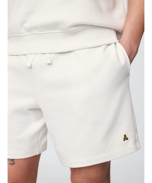 GAP（ギャップ）の「リラックス フレンチテリー ショートパンツ ブランベア刺繍（その他パンツ・メンズ・グリーン/オフホワイト/ブラック・S/M/L/XL/XS）」の2枚目の写真