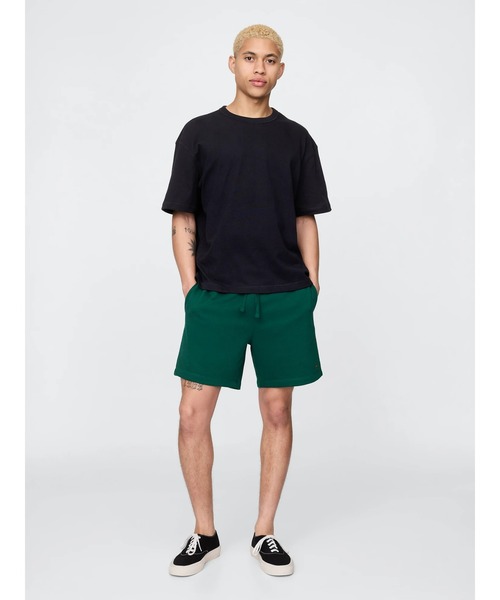 GAP（ギャップ）の「リラックス フレンチテリー ショートパンツ ブランベア刺繍（その他パンツ・メンズ・グリーン/オフホワイト/ブラック・S/M/L/XL/XS）」の5枚目の写真