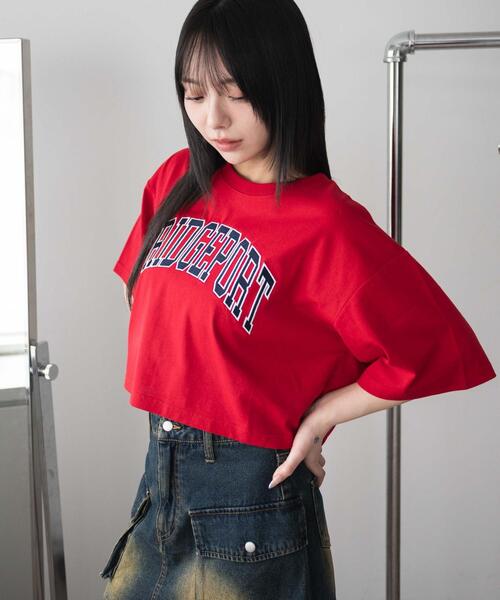 WEGO（ウィゴー）の「WEGO/ロゴショートT（Tシャツ/カットソー・レディース・ホワイト/ブラック/レッド・SMALL/MEDIUM）」の4枚目の写真
