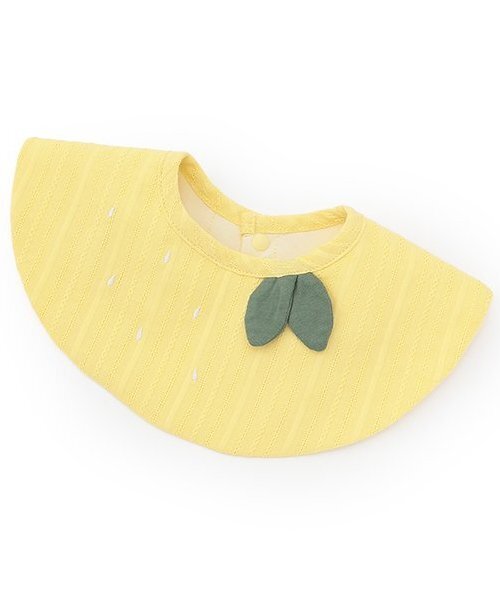 petit main（プティマイン）の「【防水】フルーツスタイ（スタイ/よだれかけ・キッズ・レッド/ライトピンク/イエロー・F）」の2枚目の写真