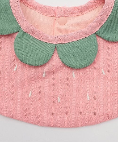 petit main（プティマイン）の「【防水】フルーツスタイ（スタイ/よだれかけ・キッズ・レッド/ライトピンク/イエロー・F）」の6枚目の写真