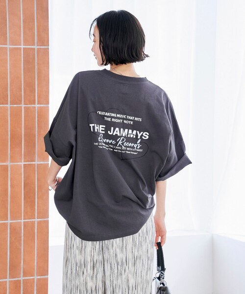 coen(コーエン)の「SunnySports(サニースポーツ)別注ハートビッグTシャツ(Tシャツ/カットソー・レディース・ダークグレー/オフホワイト/ナチュラル・FREE)」の12枚目の写真