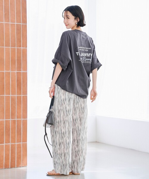 coen(コーエン)の「SunnySports(サニースポーツ)別注ハートビッグTシャツ(Tシャツ/カットソー・レディース・ダークグレー/オフホワイト/ナチュラル・FREE)」の14枚目の写真