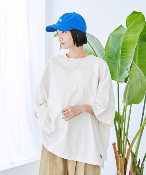 coen(コーエン)の「SunnySports(サニースポーツ)別注ハートビッグTシャツ(Tシャツ/カットソー・レディース・ダークグレー/オフホワイト/ナチュラル・FREE)」の16枚目の写真