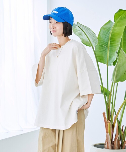 coen(コーエン)の「SunnySports(サニースポーツ)別注ハートビッグTシャツ(Tシャツ/カットソー・レディース・ダークグレー/オフホワイト/ナチュラル・FREE)」の17枚目の写真