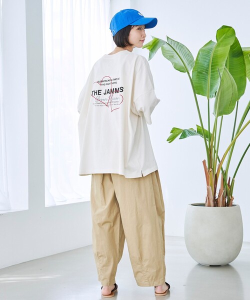 coen(コーエン)の「SunnySports(サニースポーツ)別注ハートビッグTシャツ(Tシャツ/カットソー・レディース・ダークグレー/オフホワイト/ナチュラル・FREE)」の21枚目の写真