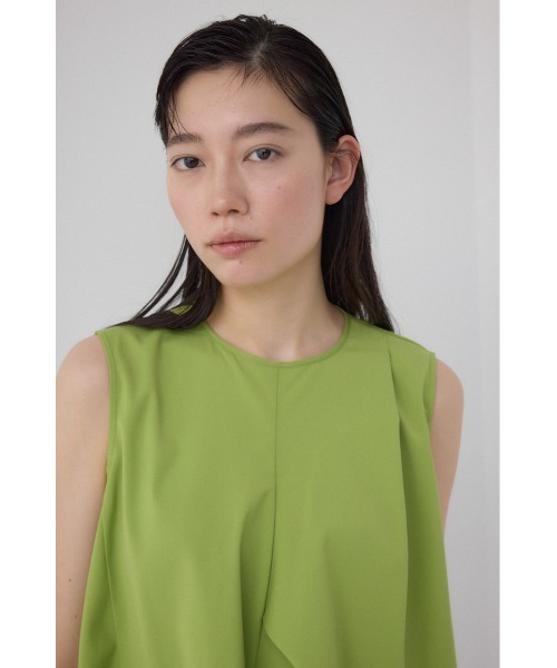 【PLUS】ランダムドレープブラウス/レディース/トップス シャツ　ブラウス  ノースリーブ ブランド AZUL PLUS【SALE】 セール】【PLUS】ランダムドレープブラウス（シャツ/ブラウス