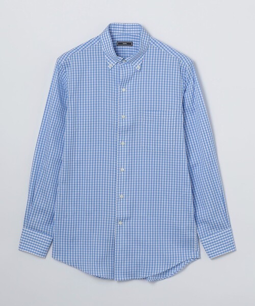 SHIPS（シップス）の「SHIPS: イタリアン ボタンダウン パナマ ギンガムチェック シャツ（ビジネスシャツ・メンズ・ネイビー/スカイブルー・38/39/40/41/37/42）」の18枚目の写真