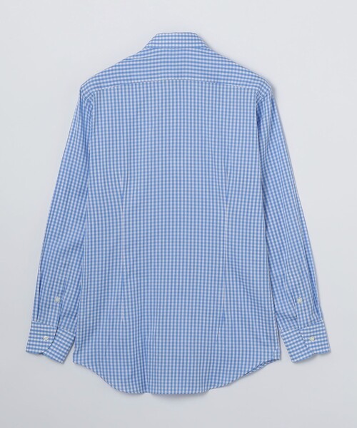 SHIPS（シップス）の「SHIPS: イタリアン ボタンダウン パナマ ギンガムチェック シャツ（ビジネスシャツ・メンズ・ネイビー/スカイブルー・38/39/40/41/37/42）」の19枚目の写真