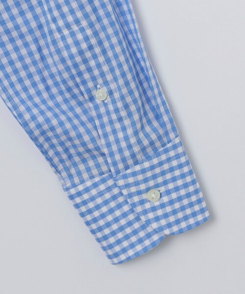 SHIPS（シップス）の「SHIPS: イタリアン ボタンダウン パナマ ギンガムチェック シャツ（ビジネスシャツ・メンズ・ネイビー/スカイブルー・38/39/40/41/37/42）」の22枚目の写真