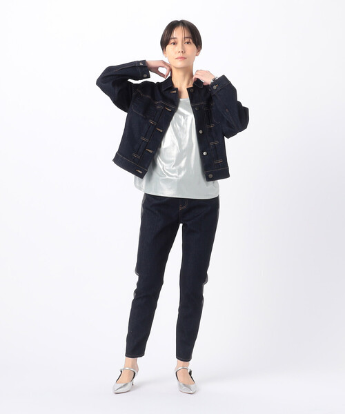 K.T KIYOKO TAKASE（キヨコタカセ）の「箔スムース デザインタンクトップ（タンクトップ・レディース・ピンクゴールド・9号）」の10枚目の写真