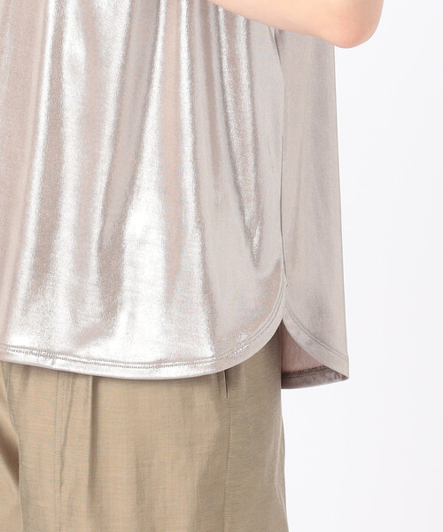 K.T KIYOKO TAKASE（キヨコタカセ）の「箔スムース デザインタンクトップ（タンクトップ・レディース・ピンクゴールド・9号）」の17枚目の写真