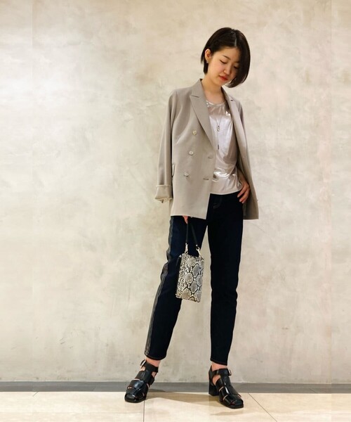 K.T KIYOKO TAKASE（キヨコタカセ）の「箔スムース デザインタンクトップ（タンクトップ・レディース・ピンクゴールド・9号）」の22枚目の写真