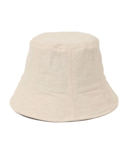 SHIPS any(シップス エニィ)の「SHIPS any: コットン リネン ハット(ハット・レディース・ブラック/ナチュラル・ONE SIZE)」の6枚目の写真