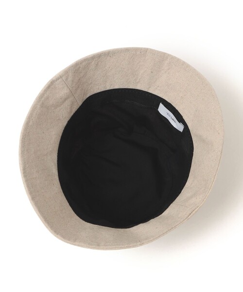 SHIPS any(シップス エニィ)の「SHIPS any: コットン リネン ハット(ハット・レディース・ブラック/ナチュラル・ONE SIZE)」の4枚目の写真