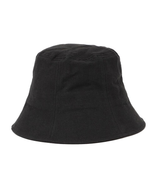 SHIPS any(シップス エニィ)の「SHIPS any: コットン リネン ハット(ハット・レディース・ブラック/ナチュラル・ONE SIZE)」の3枚目の写真