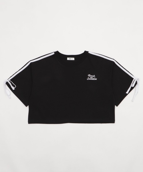 WEGO(ウィゴー)の「WEGO/2ラインリボングラフィックショートT(Tシャツ/カットソー・レディース・ホワイト/ピンク/ブラック・SMALL/MEDIUM)」の17枚目の写真