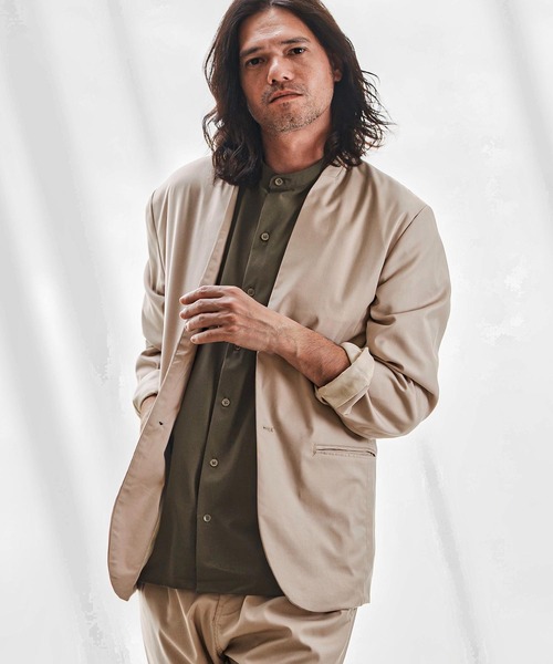 CAMBIO コート CAMBIO(カンビオ)】Reversible Stand Collar Jacket スタンド