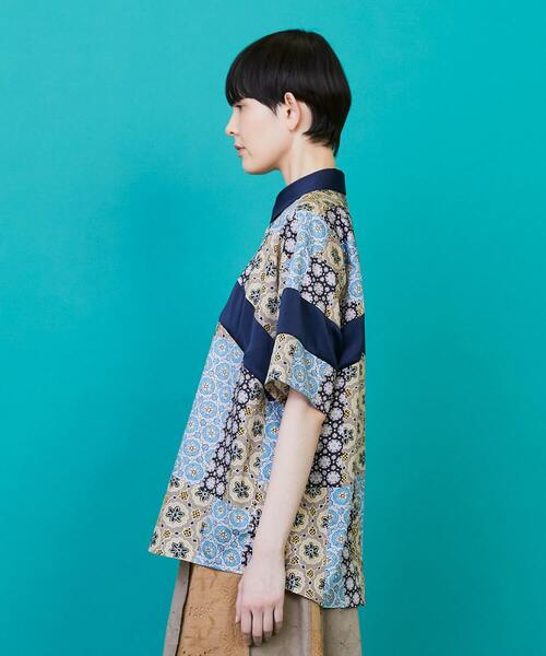 FRAPBOIS(フラボア)の「パッチクロア シャツ(シャツ/ブラウス・レディース・オレンジ系その他/ブルー系その他・2/1)」の22枚目の写真